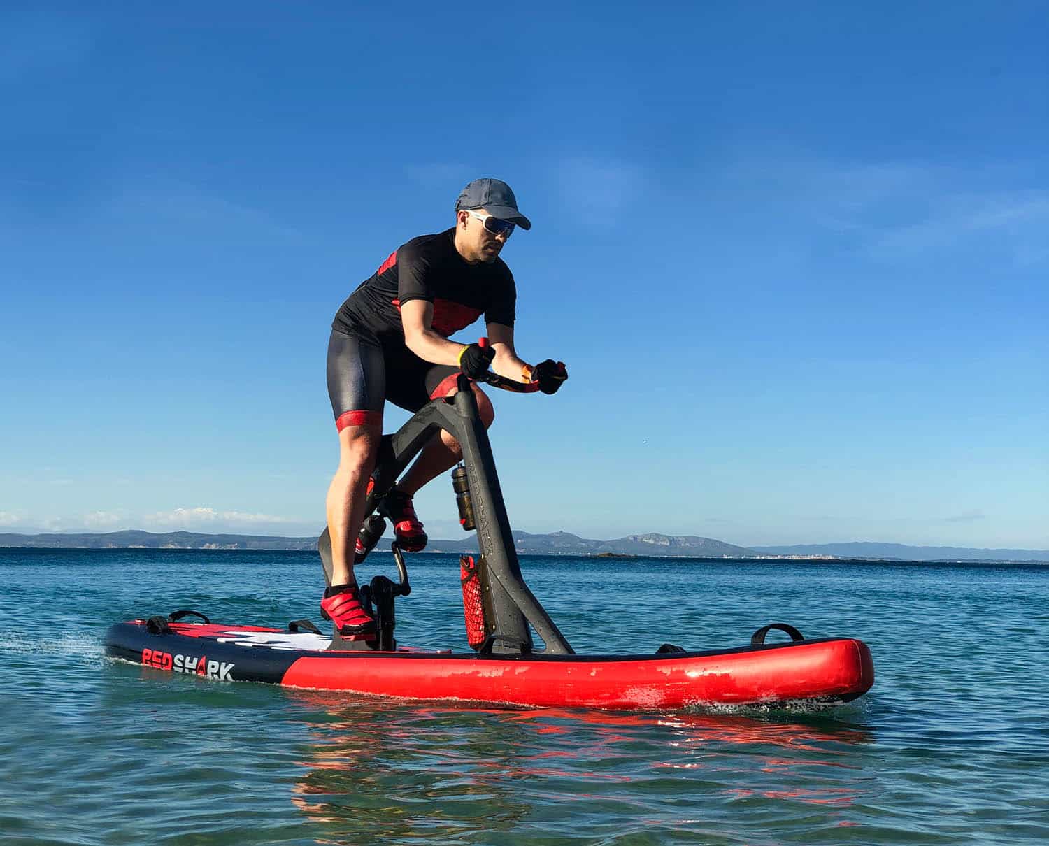 Red Shark Bikes Canada, fitness, paddleboard, spinning, eco-friendly, water bikes
